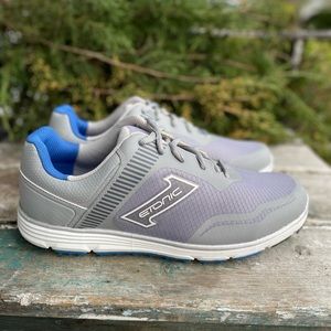 Etonic Grey Leather & Canvas Golf Shoes 10.5